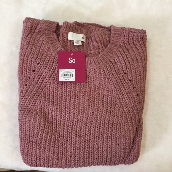 So Matte Chenill pullover sweater XXL mai mauve - Picture 3 of 12